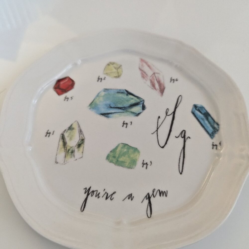 ANTHROPOLOGIE CANAPE PLATES...SET OF  4